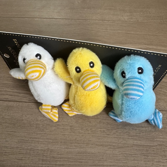 NANDOG PET Mini Plush Duck Pet Toys - Set of 3🐾NWT - Picture 2 of 4